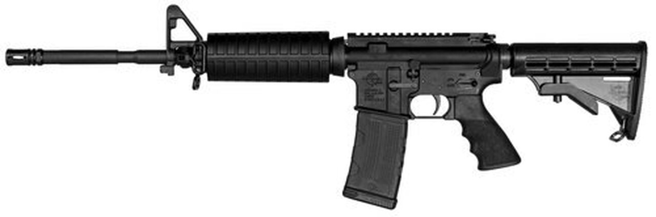Rock River Arms LAR-15 Entry Tactical 223/5.56, 16″ Chrome Lined Barrel, 6 Position Black Stock, Black, 30rd Mag