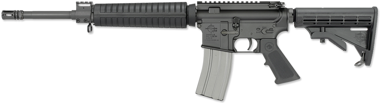 Rock River Arms LAR-15 Mid-Length A4 AR-15 5.56/223 16″ Barrel Mid Length 30 Rd Mag