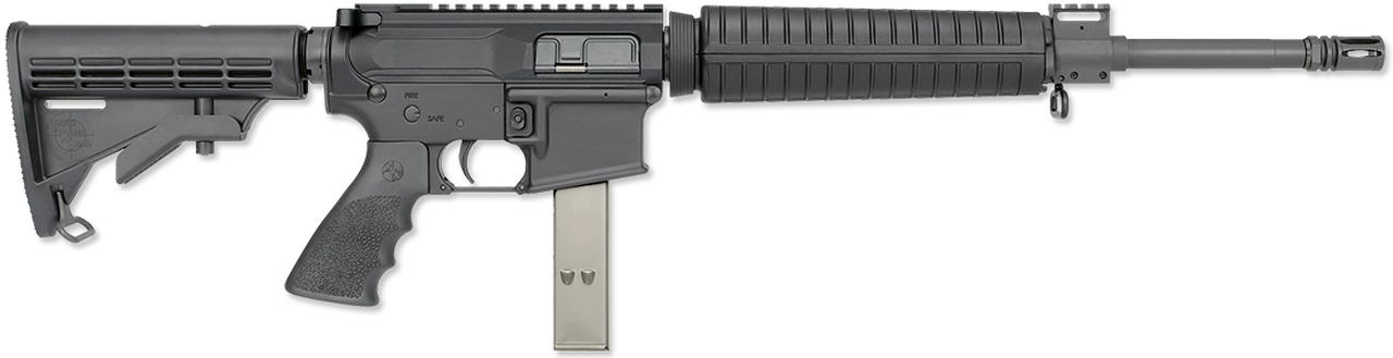 Rock River Arms LAR-9 Mid Length A4 9mm Carbine AR-15 9mm 16″ Barrel, 6 Posption CAR Stock Black, 30rd