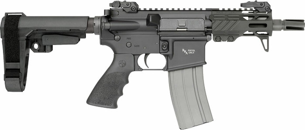 Rock River Arms RUKI-15 AR-15 Pistol 223/5.56 NATO 4.5″ Barrel, SBA3 Tactical Arm Brace, 30rd Magazine
