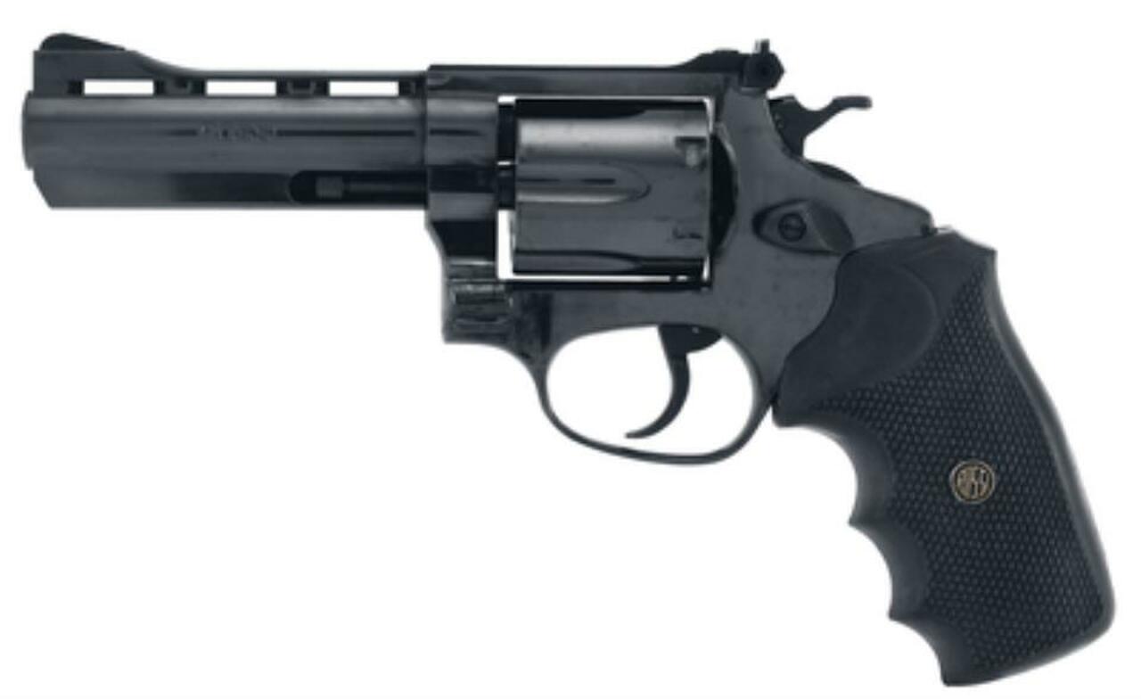 Rossi 851 38 Special 4″ w/Vent Rib 6rd Black Rubber Grip Blued
