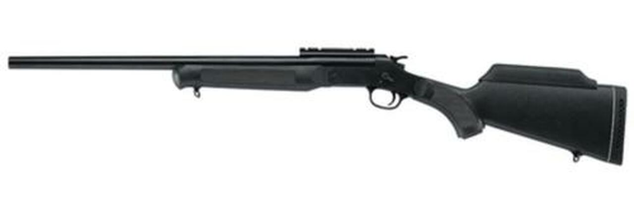 Rossi Braztech Single Shot .223 Rem 23″ Matte Blued Heavy Barrel, Black Synthetic Stock