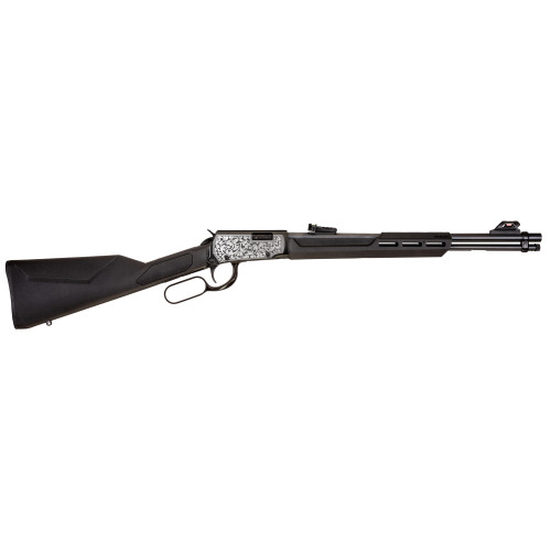 Rossi Gallery 22 LR, 18″ Barrel, Black, Scroll Engraving, 15rd