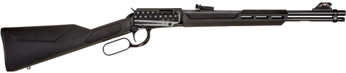 Rossi Rio Bravo 22 LR, 18″ Barrel, Black, Engraved US Flag, 15rd