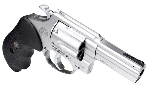 Rossi RM64 357 Magnum, 6″ Barrel, Stainless Steel, Rubber Grip, 6rd