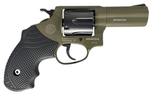 Rossi RP63 357 Magnum/38 Special +P, 3″ Barrel, Sniper Green Cerakote, 6rd