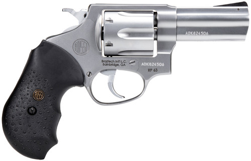 Rossi, RP63 Revolver 357 Mag/38 Spl, 3″ Barrel, SS, Rubber Grips, Fixed Sights, 6 Rounds