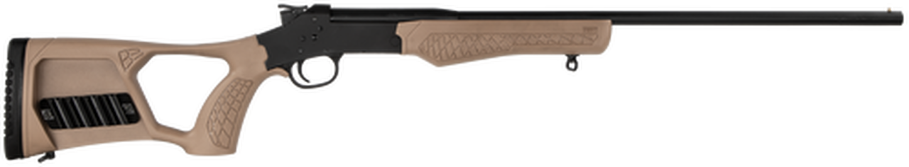 Rossi Tuffy Matched Pair, Single Shot, 22 LR, 410 Ga, 18.5″ Barrel, Tan, Synthetic Stock