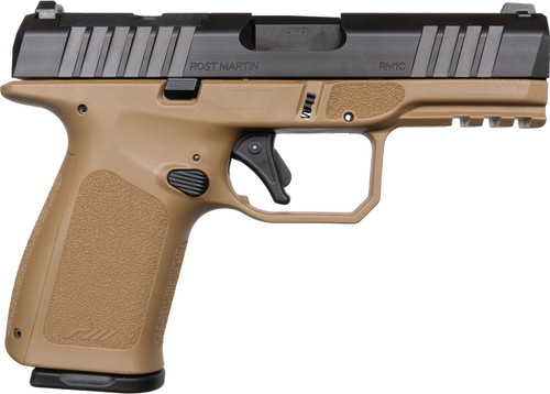 Rost Martin RM1C 9mm, 4″ Barrel, Flat Dark Earth, Optics Ready, Includes RMR Moutning Plate, 17rd