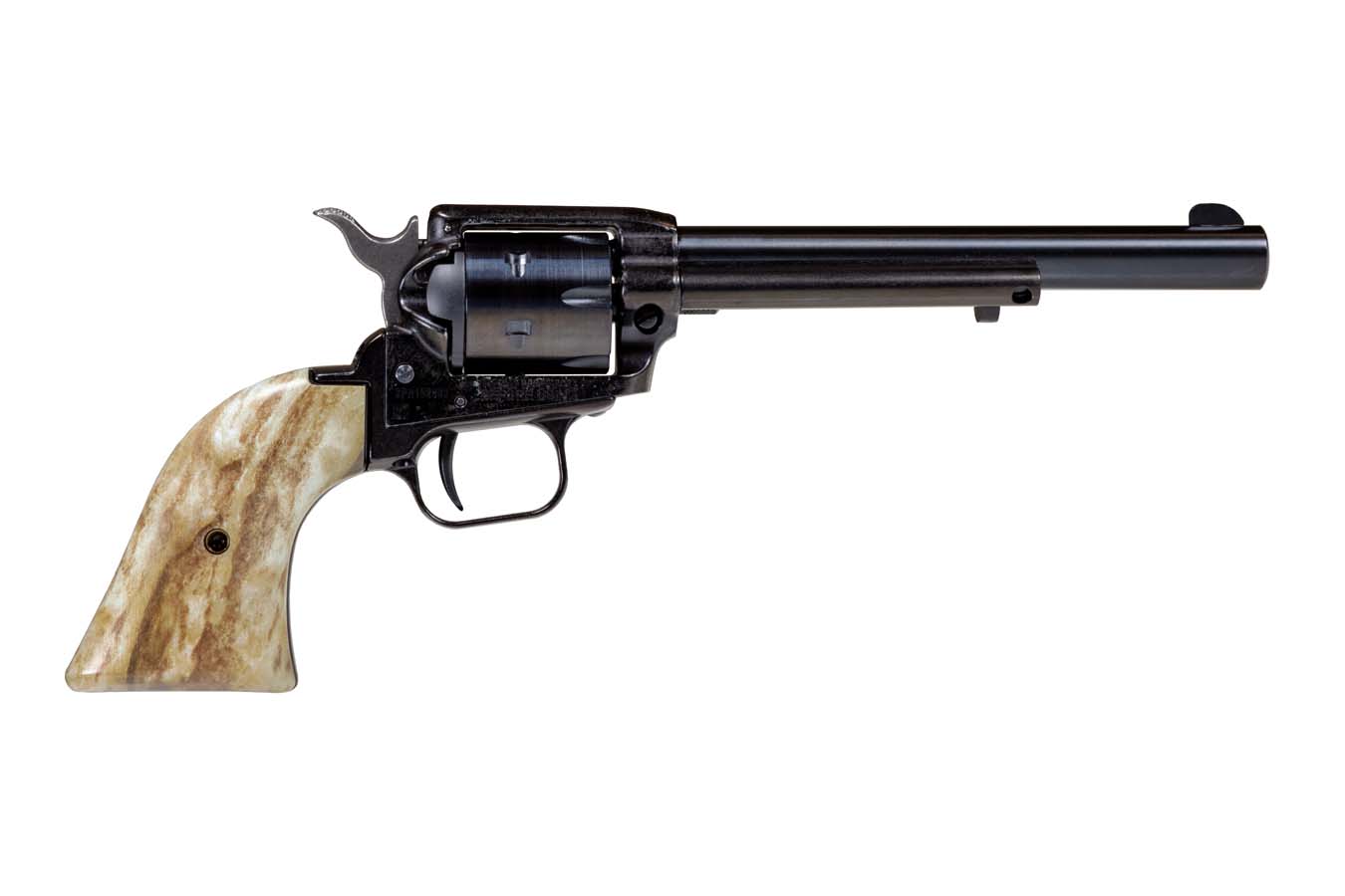 Rough Rider 22LR Rimfire Revolver with Stag Handle and 6.5-inch Barrel