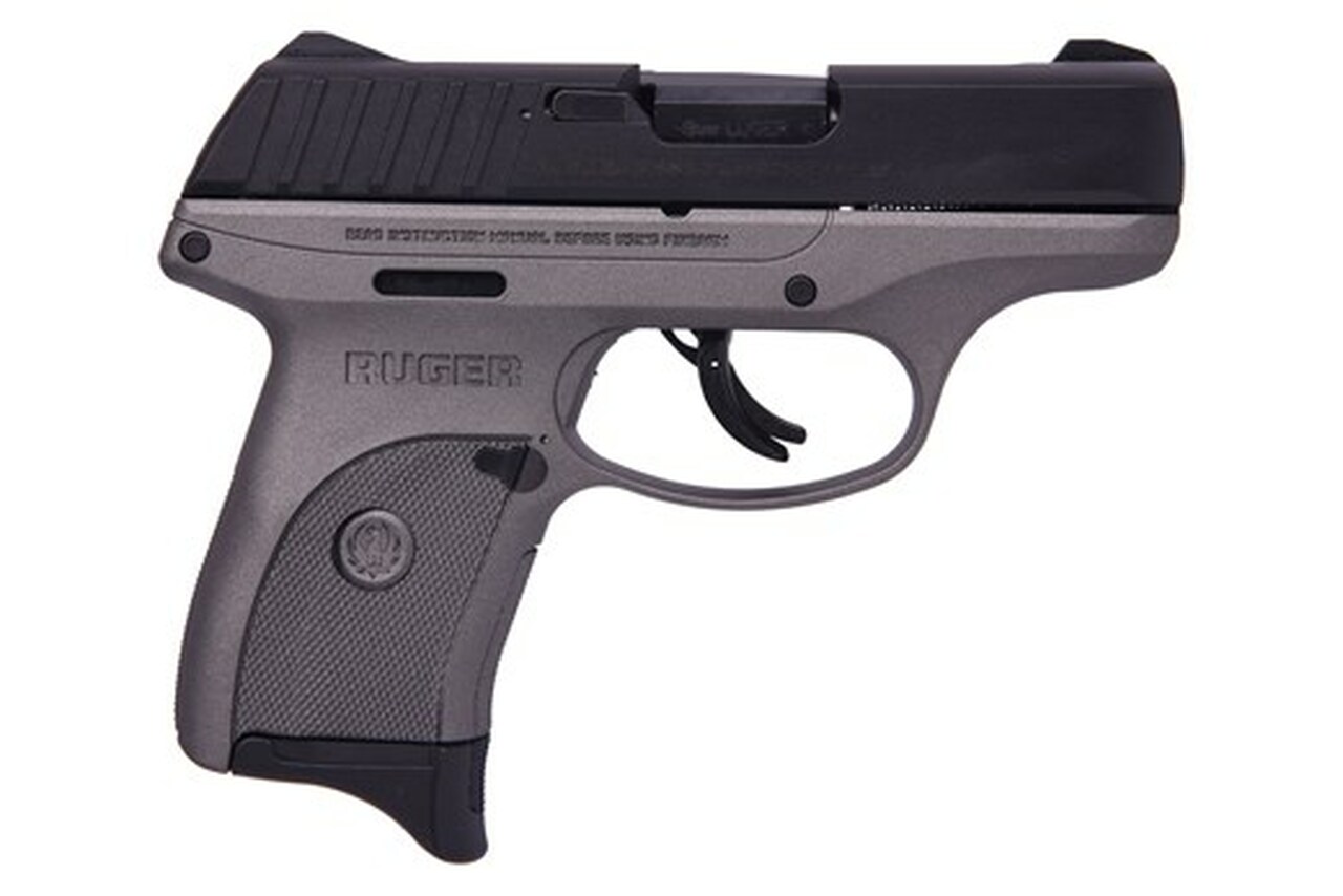 Ruge EC9S Pistol, 9mm, 3″ Barrel, Tungsten Cerakote Finish, 7rd Mag
