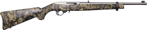 Ruger 10/22 22 LR, 16.12″ Threaded Barrel, Kryptek Nox Camo, Stainless Rec, 10rd