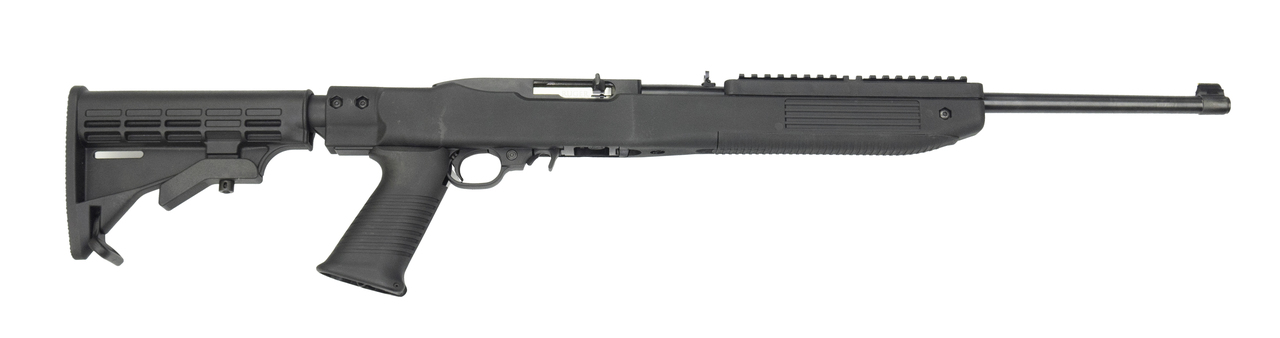 Ruger 10/22, .22 LR, 18.5″ Barrel, 10rd, Tapco Stock, Black, USED
