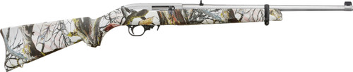 Ruger 10/22 22 LR, 18.5″ Barrel, American Camo, Stainless Rec, 10rd
