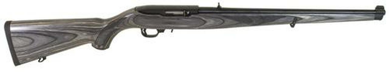 Ruger 10/22 22LR 18.5″ Black Laminate Mannlicher Stock