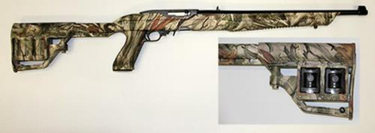 Ruger 10/22 .22LR, Tacstar, Legends Camo, 18.5″, 10rd