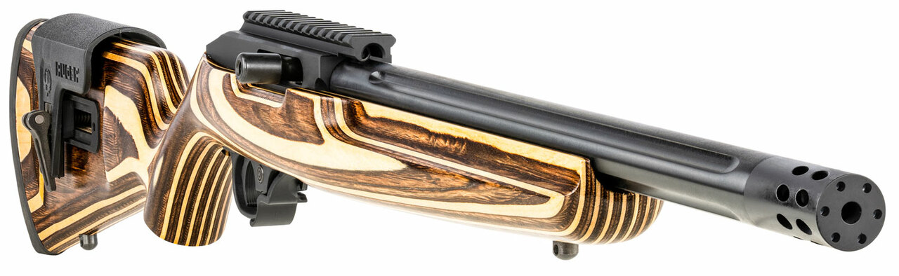 Ruger 10/22 Carbine 22 LR, 16.12″ Barrel, Adjustable Comb Stock, Brown