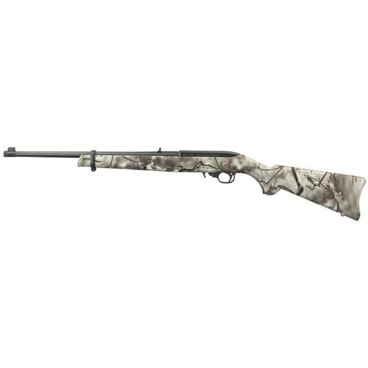 Ruger 10/22 Carbine 22 LR, 18″ Threaded Barrel, Go Wild Camo Rock Star Synthetic Stock 10Rd Mag