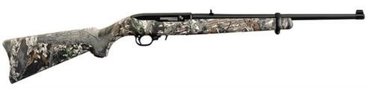 Ruger 10/22 Carbine .22,18.5″, Mossy Oak Break Up Stock, Blue Barrel