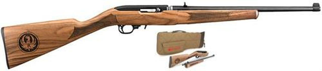 Ruger 10/22 Classic 50th Anniversary Takedown Rifle, 22LR 18.5″Barrel Walnut Stock, 10 Rd Case
