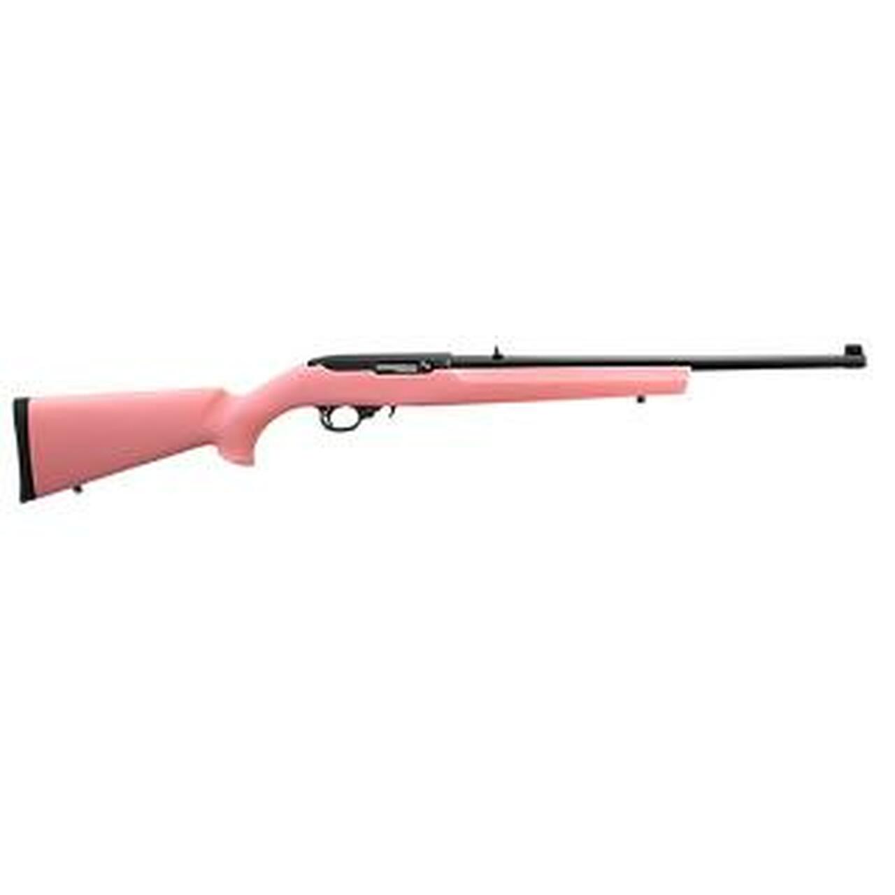 Ruger 10/22 Pink Synthetic Stock, Blued Action, 10 Round Mag