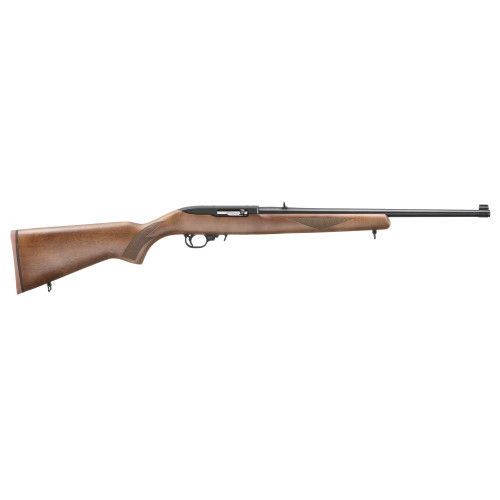 Ruger 10/22 Sporter 75th Anniversary 22 LR, 18.5″ Barrel, Black, Walnut Stained Hardwood Stock, 10rd