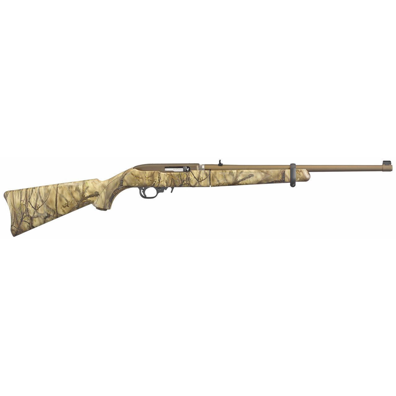 Ruger 10/22 Takedown .22 LR, 18.5″ Barrel, Burnt Bronze, Go Wild Camo, 10rd