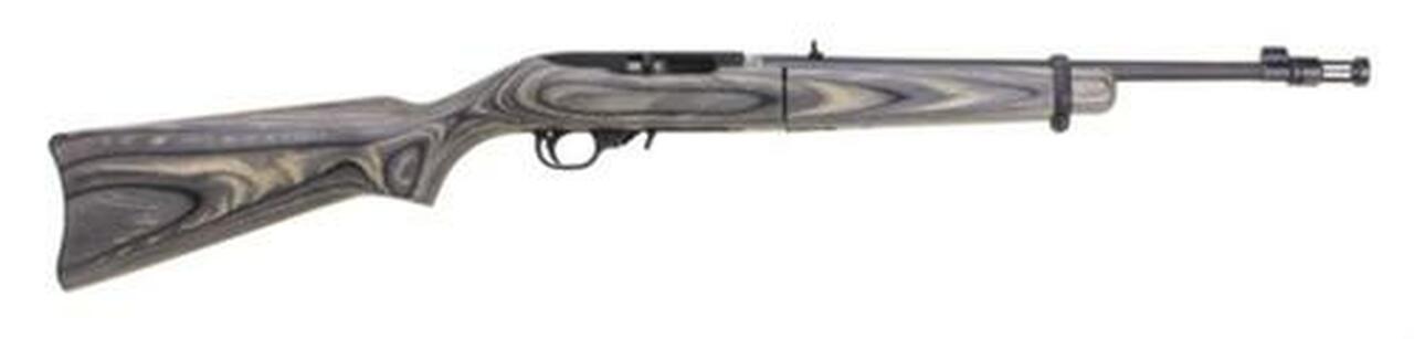 Ruger 10/22 Takedown .22LR, Black Laminate Stock, 18.5″ Blued Barrel, Flash Hider