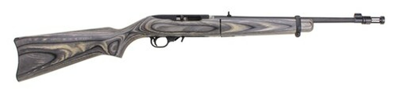 Ruger 10/22 Takedown .22LR, Black Laminate Stock, 18.5″ Blued Barrel, Flash Hider