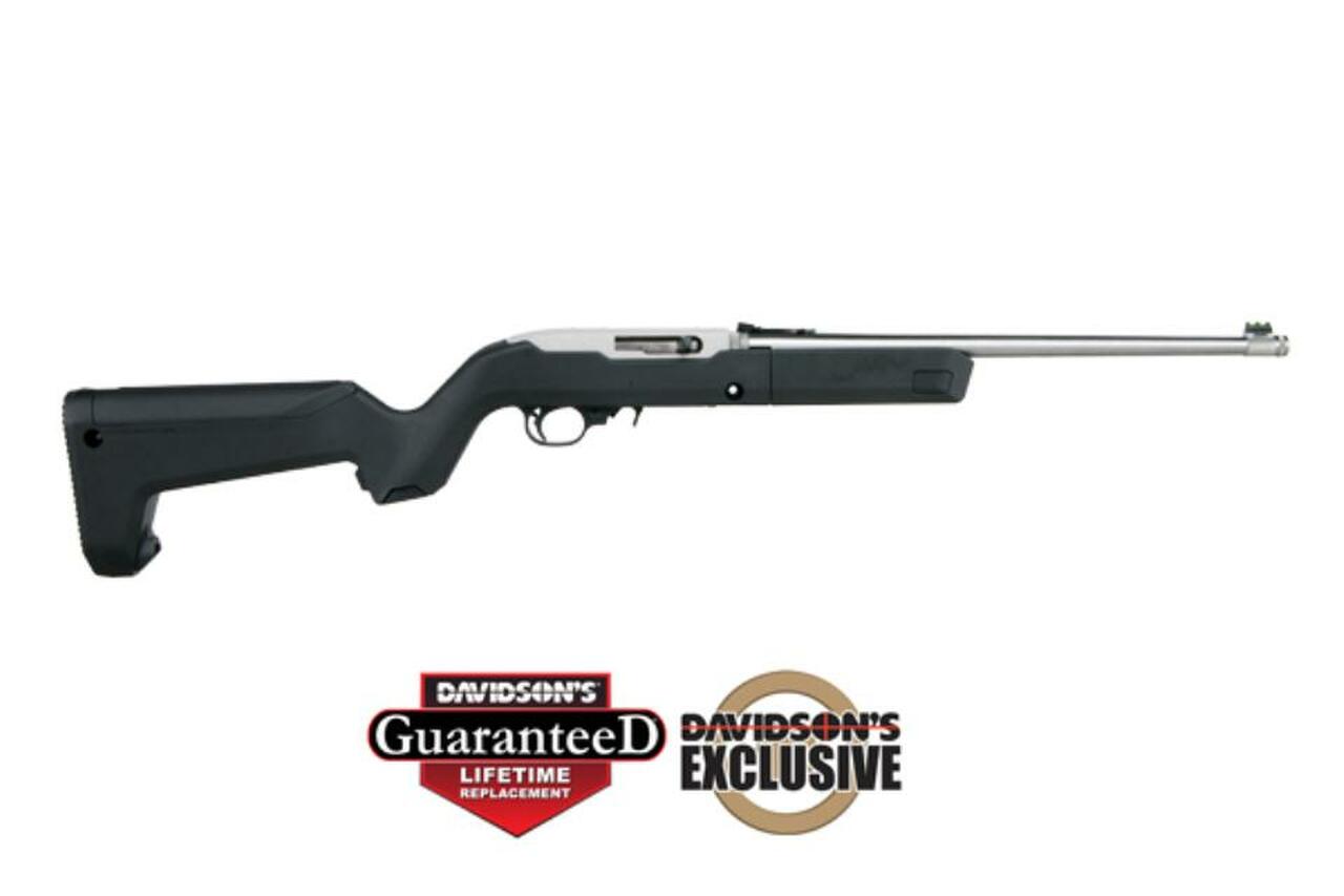 Ruger 10/22 TD Backpacker SS 22LR 16″ Threaded Barrel Magpul X-22 Stock 10rd Mag