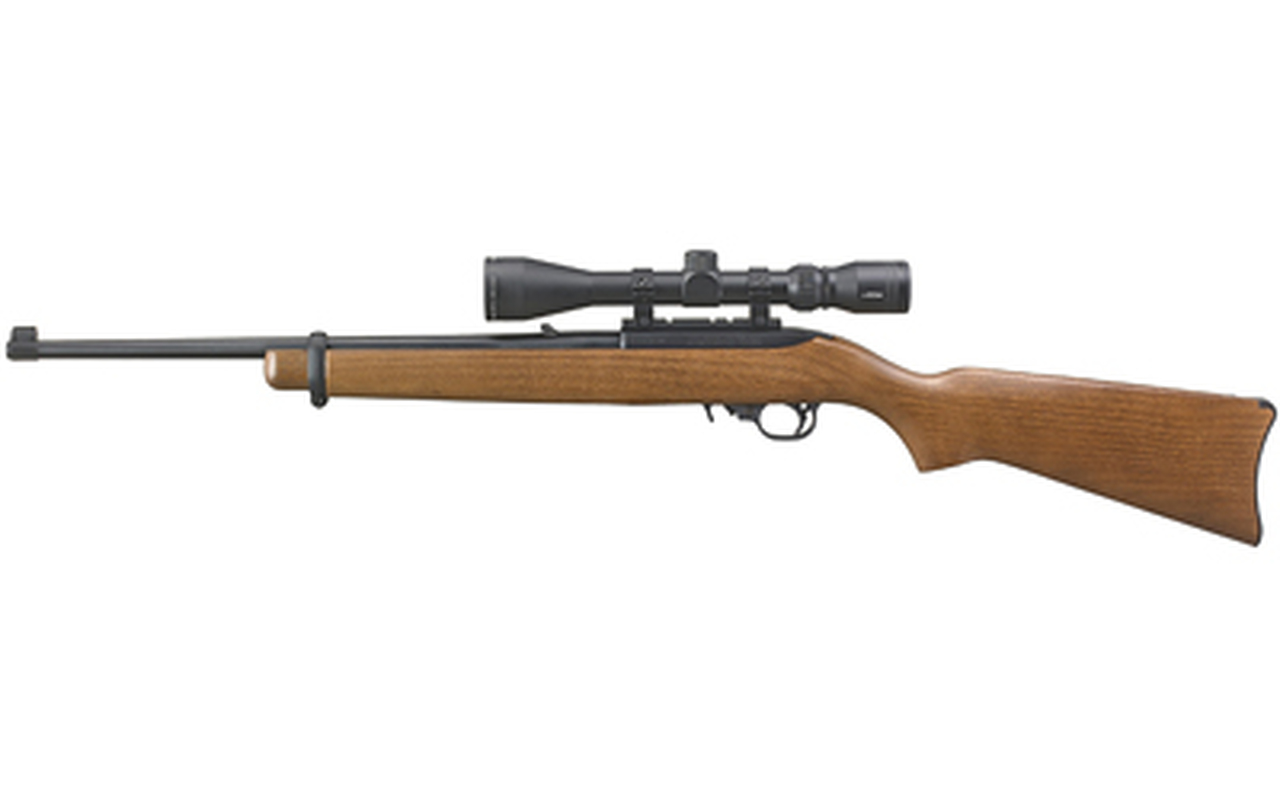 Ruger 10/22 Viridian EON 3-9×40 Scope Combo 22LR, Blued, Wood