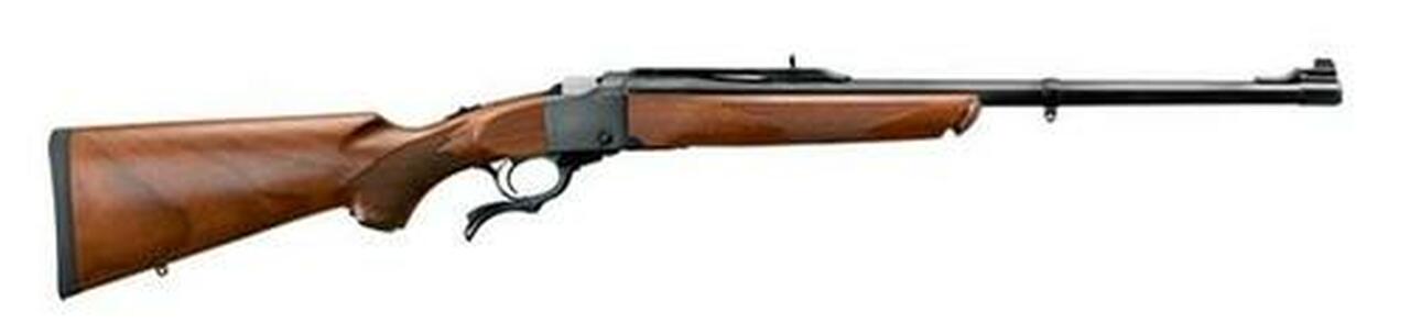 Ruger 1S Medium Sporter Falling Block 9.3x62mm 22″ Blued/Amer Walnut Stock