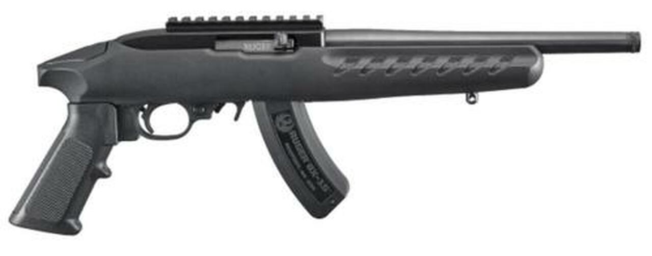 Ruger 22 Charger 22LR 10″ Threaded Barrel, Optic Ready, Polymer Stock, 15 Rd Mag