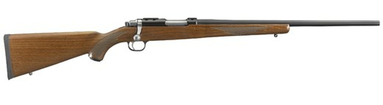 Ruger 77/17WSM 20″ Barrel Walnut Stock 6rd Rotary Mag