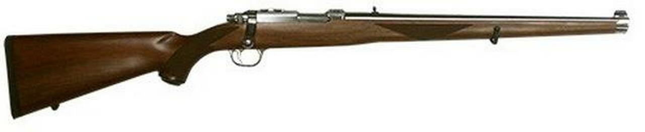 Ruger 77/22 International, 22 Magnum 18.5″ Blue, Full Length Wood Stock