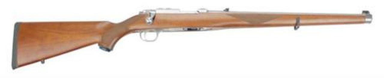 Ruger 77/22 International Semi Auto, 22LR, 18.5″ SS, Full Length Walnut Stock, DISPLAY MODEL