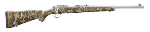 Ruger 77/357 357 Magnum, 18.5″ Threaded Barrel, Desolve Bare Reduced Camo, Stainless Rec, 5rd