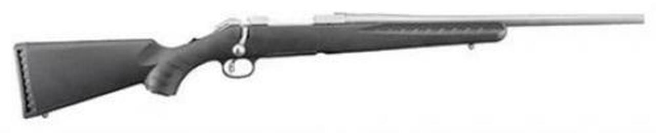 Ruger American All Weather Comp Bolt Action, 7mm-08 Rem, 18″,, , Black, 4 rd