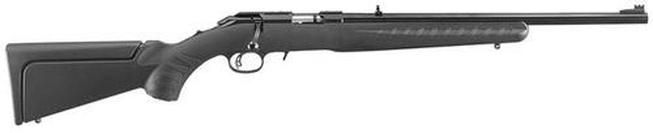 Ruger American Compact Rimfire Rifle 22LR 18″, Satin Blue Finish