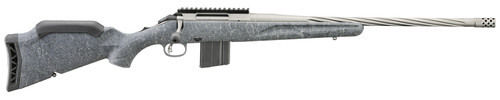 Ruger American Gen 2 6.5 Grendel, 20″ Threaded Barrel, Gray Splatter, 10rd