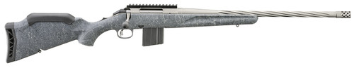 Ruger American Gen II 6mm ARC, 20″ Threaded Barrel, Gray Splatter, 10rd