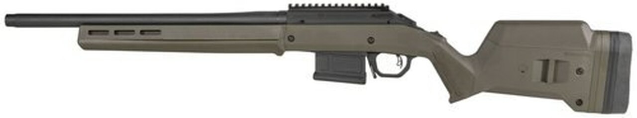 Ruger American Magpul Hunter 308 Win, 16.5″ Barrel Green Magpul Stock, 5rd