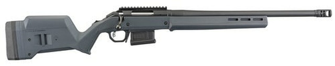 Ruger American Magpul Hunter, 6.5 Creedmoor, 20″, 5rd, Magpul Short Action Stock, Gray