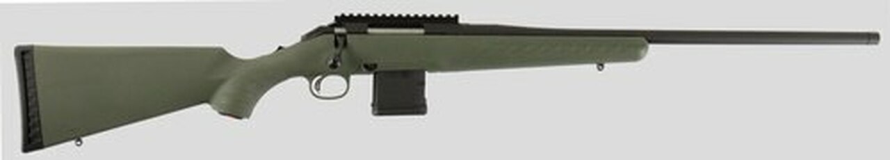 Ruger American Predator 243 Win, 22″ Barrel, Rail, Moss/Black, 3rd