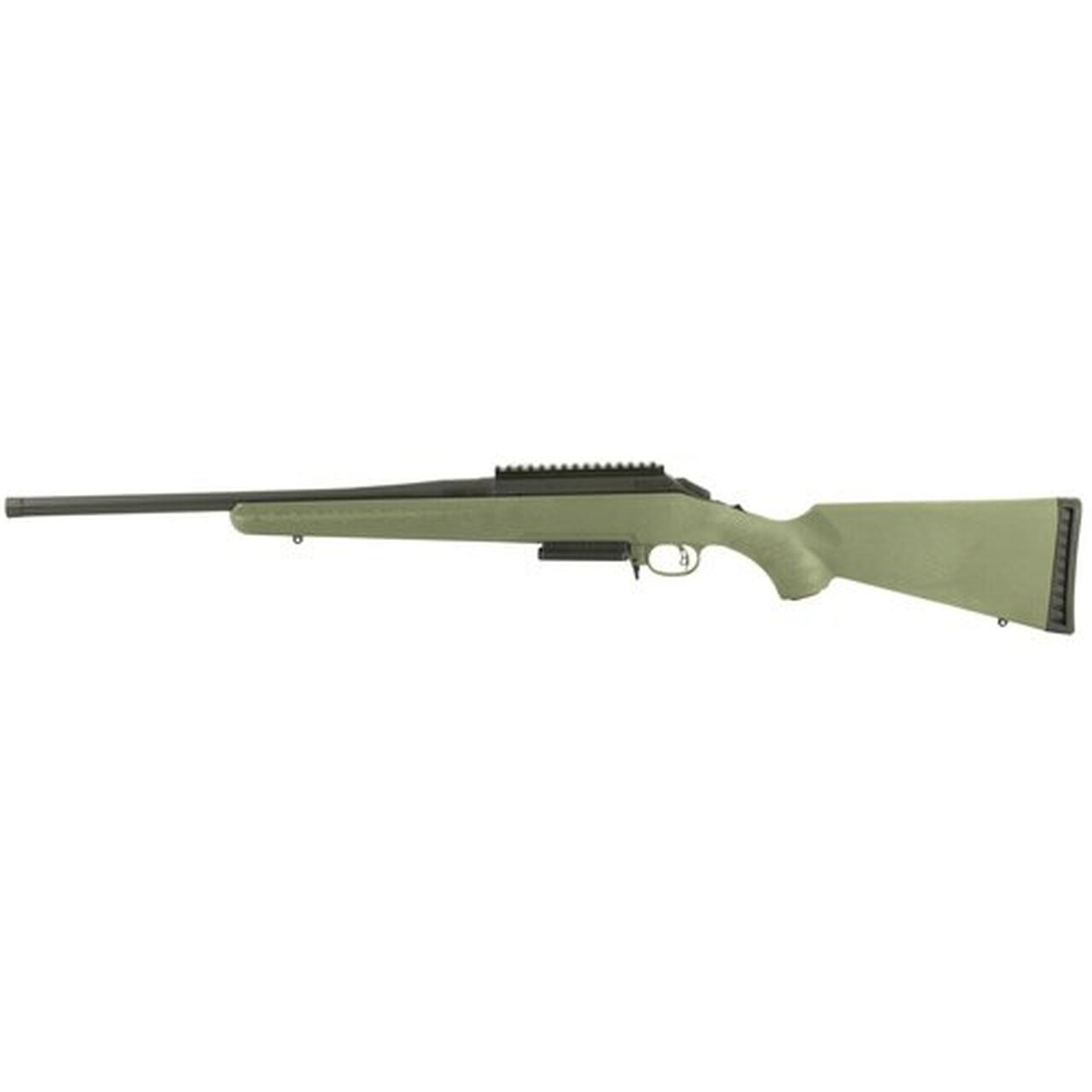 Ruger American Predator 308 Win 18″ Scope Rail Moss Green