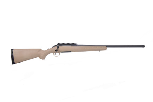 Ruger American Predator 308 Winchester, 22″ Threaed Barrel, Flat Dark Earth Stock, Black Rec, 4rd
