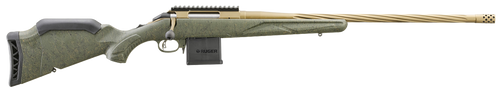 Ruger American Predator Gen 2 223 Remington. 22″ Threaded Bronze Barrel, Green Splatter, 10rd