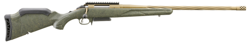 Ruger American Predator Gen 2 30-06 Springfield, 22″ Threaded Bronze Barrel, Green Splatter, 4rd