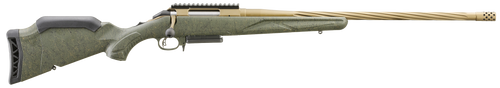 Ruger American Predator Gen 2 300 Winchester Magnum, 22″ Threaded Bronze Barrel, Green Splatter, 3rd