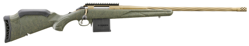 Ruger American Predator Gen 2 350 Legend, 22″ Threaded Bronze Barrel, Green Splatter, 5rd